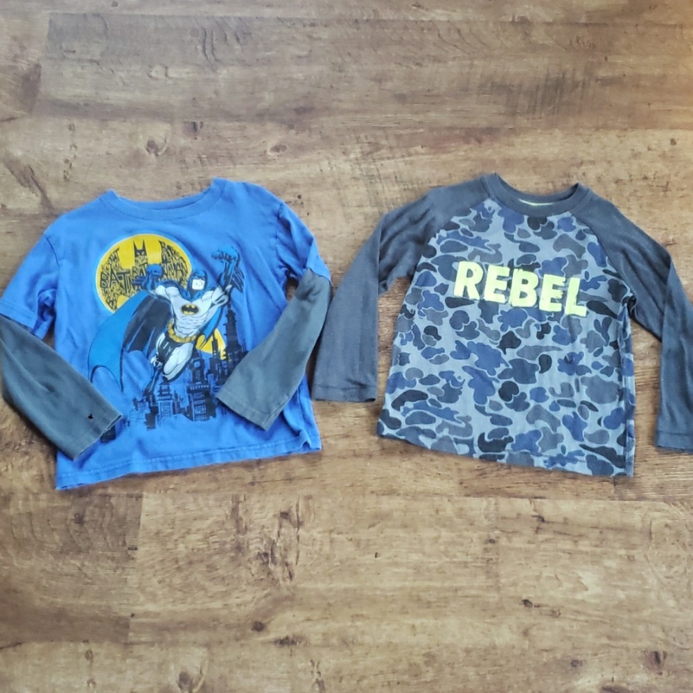 Bundle of boys long sleeve shirts